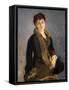 Portrait of Mademoiselle Isabelle Lemonnier, C1880-Edouard Manet-Framed Stretched Canvas