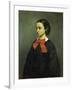 Portrait of Mademoiselle Jacquet, 1857-Gustave Courbet-Framed Giclee Print