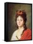 Portrait of Mademoiselle Maillard as the Goddess of Reason at the Fete De L'Eglise De Notre-Dame-Jean Francois Garneray-Framed Stretched Canvas