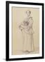 Portrait of Mademoiselle Marie Reiset-Jean-Auguste-Dominique Ingres-Framed Giclee Print