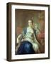 Portrait of Mademoiselle Marie Salle 1737-Louis-Michel van Loo-Framed Giclee Print