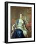 Portrait of Mademoiselle Marie Salle 1737-Louis-Michel van Loo-Framed Giclee Print