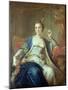 Portrait of Mademoiselle Marie Salle 1737-Louis-Michel van Loo-Mounted Giclee Print