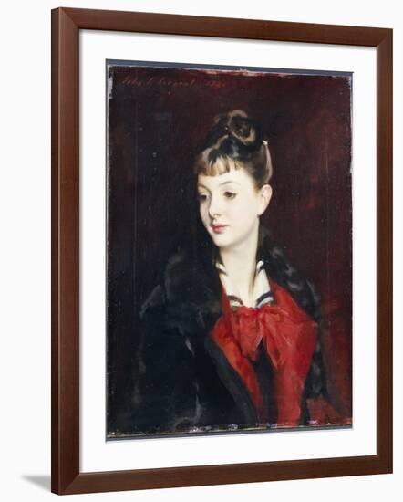 Portrait of Mademoiselle Suzanne Poirson, 1884-John Singer Sargent-Framed Giclee Print