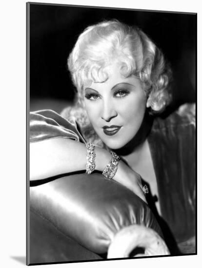 Portrait of Mae West-null-Mounted Photo