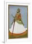 Portrait Of Maharaja Jagat Singh Of Jaipur (R.1803-1818)-null-Framed Giclee Print