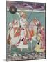 Portrait of Maharajah Ajit Singh of Jodhpur (1678-1724) (Gouache on Paper)-Indian-Mounted Giclee Print