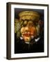 Portrait of Man Made of Fruit-Giuseppe Arcimboldo-Framed Art Print