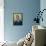 Portrait of Man-Vincent van Gogh-Framed Stretched Canvas displayed on a wall