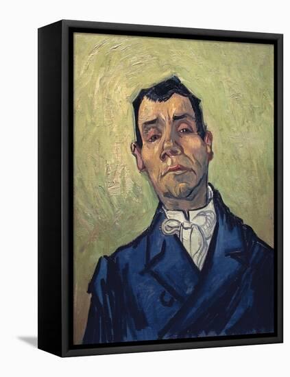 Portrait of Man-Vincent van Gogh-Framed Stretched Canvas