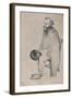 'Portrait of Manet Seated', c.1865, (1946)-Edgar Degas-Framed Giclee Print