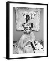 Portrait of Mannequin Cynthia, Created for Saks Fifth Avenue by Mannequin Artist Lester Gabba-Alfred Eisenstaedt-Framed Photographic Print