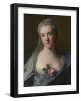 Portrait of Manon Balletti, 1757-Jean-Marc Nattier-Framed Giclee Print