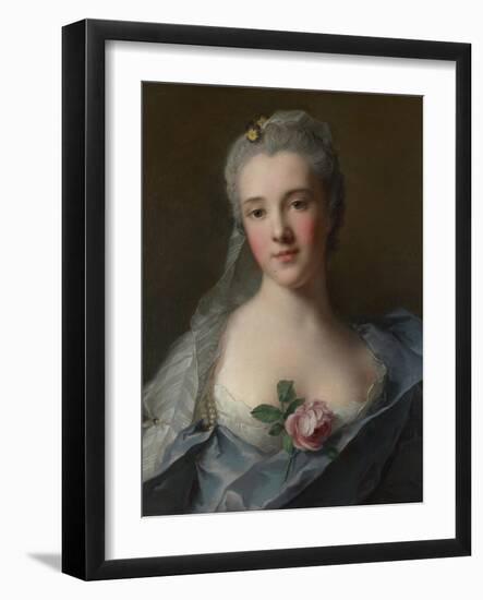 Portrait of Manon Balletti, 1757-Jean-Marc Nattier-Framed Giclee Print