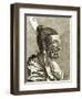 Portrait of Maori Man with Moko-null-Framed Giclee Print