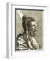 Portrait of Maori Man with Moko-null-Framed Giclee Print