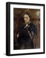 Portrait of Mara Oliv (1870-196), 1895-Valentin Alexandrovich Serov-Framed Giclee Print