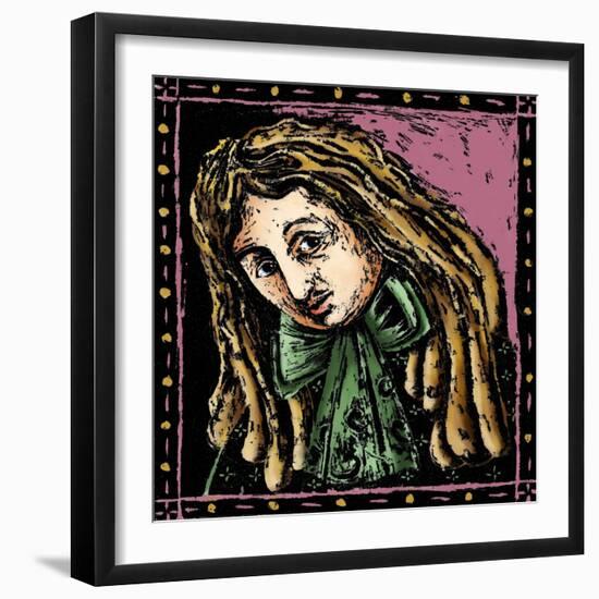 Portrait of Marc Antoine (Marc-Antoine) Charpentier French Composer (1643 to 1704) Illustration by-Patrizia La Porta-Framed Giclee Print