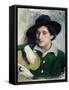 Portrait of Marc Chagall, C.1910-Yuri Moiseyevich Pen-Framed Stretched Canvas