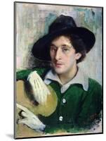 Portrait of Marc Chagall, C.1910-Yuri Moiseyevich Pen-Mounted Giclee Print