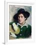 Portrait of Marc Chagall, C.1910-Yuri Moiseyevich Pen-Framed Giclee Print