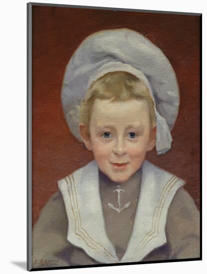 Portrait of Marcel in a Sailor Suit, February 1901-Jules Ernest Renoux-Mounted Giclee Print