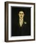 Portrait of Marcel Proust-Jacques Emile Blanche-Framed Art Print