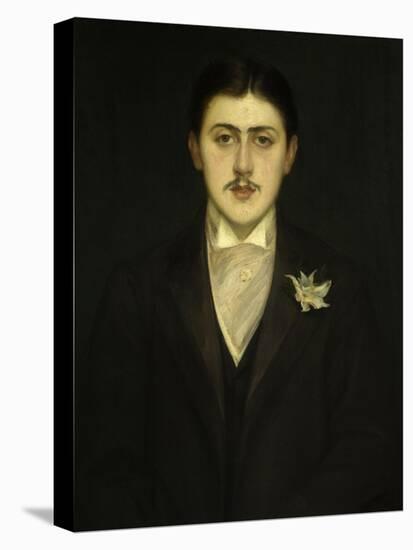 Portrait of Marcel Proust-Jacques Emile Blanche-Stretched Canvas