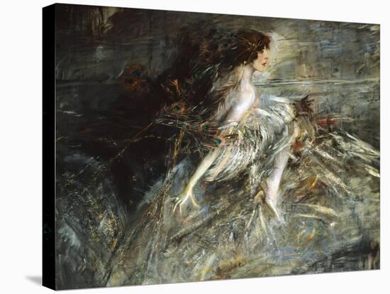 Portrait of Marchesa Casati-Giovanni Boldini-Stretched Canvas