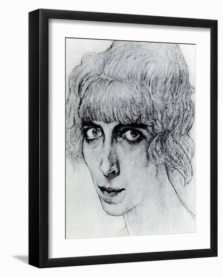 Portrait of Marchesa Luisa Casati, 1912-Léon Bakst-Framed Giclee Print