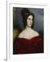 Portrait of Marchesa Marianna Florenzi, 1831-Joseph Karl Stieler-Framed Giclee Print