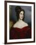 Portrait of Marchesa Marianna Florenzi, 1831-Joseph Karl Stieler-Framed Giclee Print