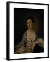 Portrait of Marcy Olney, C.1771-Jeremiah Theus-Framed Giclee Print