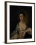Portrait of Marcy Olney, C.1771-Jeremiah Theus-Framed Giclee Print