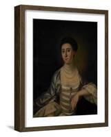 Portrait of Marcy Olney, C.1771-Jeremiah Theus-Framed Giclee Print