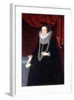 Portrait of Margaret Belasyse-Marcus the Younger Gheeraerts-Framed Giclee Print