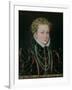 Portrait of Margaret, Duchess of Parma (1522-86), Regent of the Netherlands 1559-67-Francois Clouet-Framed Giclee Print