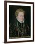 Portrait of Margaret, Duchess of Parma (1522-86), Regent of the Netherlands 1559-67-Francois Clouet-Framed Giclee Print