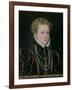 Portrait of Margaret, Duchess of Parma (1522-86), Regent of the Netherlands 1559-67-Francois Clouet-Framed Giclee Print