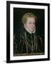 Portrait of Margaret, Duchess of Parma (1522-86), Regent of the Netherlands 1559-67-Francois Clouet-Framed Giclee Print