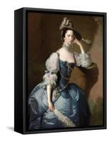 Portrait of Margaret, Lady Oxenden, C. 1755-Thomas Hudson-Framed Stretched Canvas