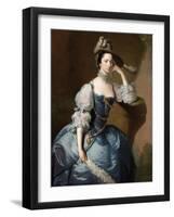 Portrait of Margaret, Lady Oxenden, C. 1755-Thomas Hudson-Framed Giclee Print