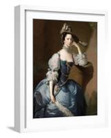 Portrait of Margaret, Lady Oxenden, C. 1755-Thomas Hudson-Framed Giclee Print