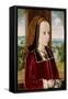 Portrait of Margaret of Austria, c.1490-Master of Moulins-Framed Stretched Canvas