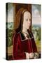 Portrait of Margaret of Austria, c.1490-Master of Moulins-Stretched Canvas