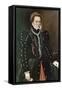 Portrait of Margaret of Parma, duchess of Parma and governor of the Netherlands', c. 1562-ANTONIO MORO-Framed Stretched Canvas