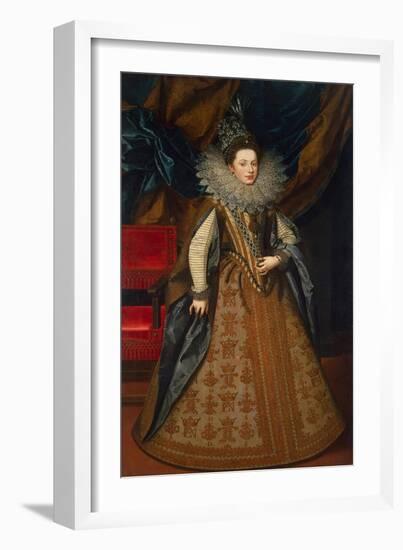 Portrait of Margaret of Savoy, (1589-165), Duchess of Mantua and Montferrat, 1608-Frans Pourbus The Younger-Framed Giclee Print