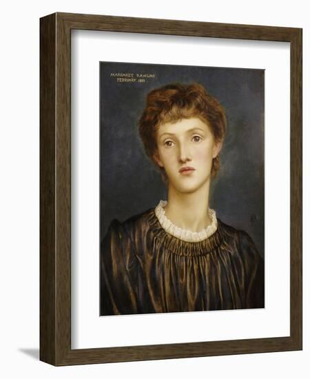 Portrait of Margaret Rawlins, 1883-Evelyn De Morgan-Framed Giclee Print