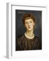 Portrait of Margaret Rawlins, 1883-Evelyn De Morgan-Framed Giclee Print