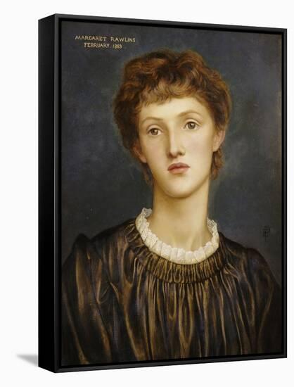 Portrait of Margaret Rawlins, 1883-Evelyn De Morgan-Framed Stretched Canvas